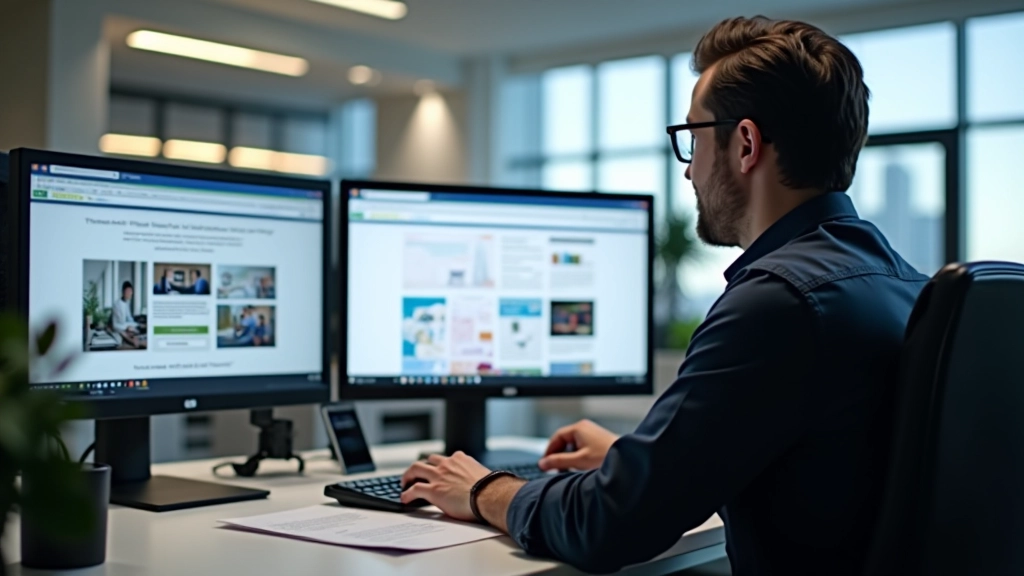 Schermo del computer che mostra il responsive design di un tema WordPress su diversi dispositivi — desktop, tablet, smartphone
